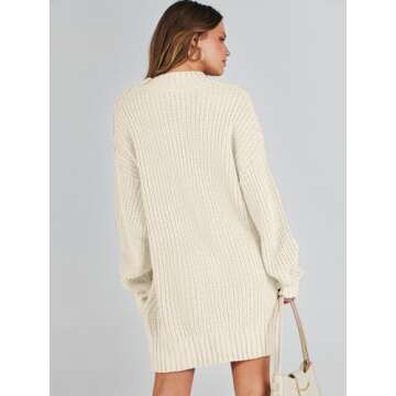 Shop ANRABESS Women's Oversized Sweater Dress Online