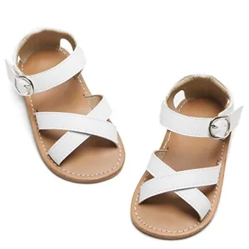 Kiderence Toddler Girls Sandals - Cute Summer Shoes for Kids Size 6