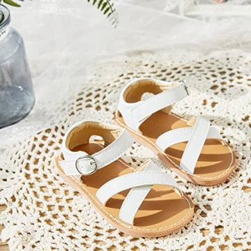 Kiderence Toddler Girls Summer Sandals for Girls 1-6