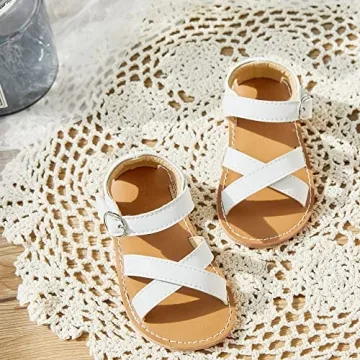 Kiderence Toddler Girls Summer Sandals for Girls 1-6