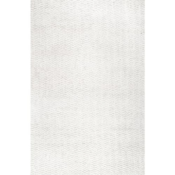 NULOOM Glendora Hand Woven Chevron Area Rug 9x12