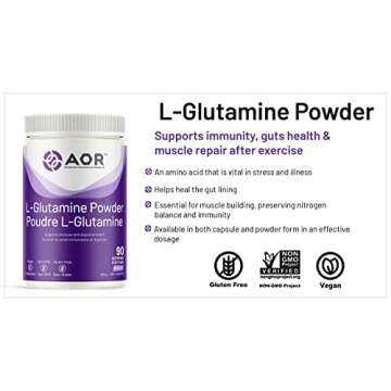 AOR L-Glutamine Powder, 454 GR