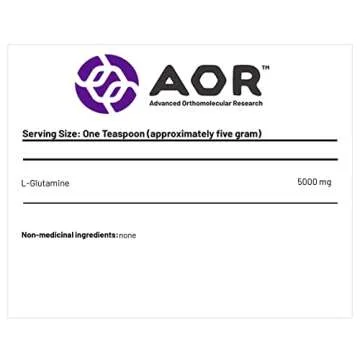 AOR L-Glutamine Powder, 454 GR