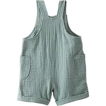 little planet by carter's unisex-baby Organic Cotton Gauze Shortall