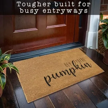 Hey There Pumpkin Door Mat 30x17 Inch, Hello Pumpkin Door Mat, Pumpkin Outdoor Mat, Halloween Door Mat, Fall Door Mat, Hey Pumpkin Door Mat Doormat Hey There Pumpkin Fall Welcome Mat Pumpkin Mat