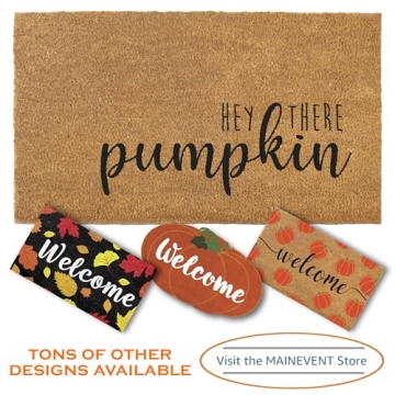 Hey There Pumpkin Door Mat 30x17 Inch, Hello Pumpkin Door Mat, Pumpkin Outdoor Mat, Halloween Door Mat, Fall Door Mat, Hey Pumpkin Door Mat Doormat Hey There Pumpkin Fall Welcome Mat Pumpkin Mat