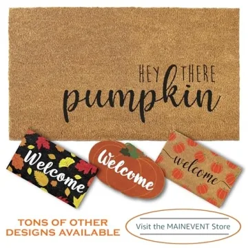 Hey There Pumpkin Door Mat 30x17 Inch, Hello Pumpkin Door Mat, Pumpkin Outdoor Mat, Halloween Door Mat, Fall Door Mat, Hey Pumpkin Door Mat Doormat Hey There Pumpkin Fall Welcome Mat Pumpkin Mat