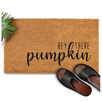 Hey There Pumpkin Door Mat 30x17 Inch, Hello Pumpkin Door Mat, Pumpkin Outdoor Mat, Halloween Door Mat, Fall Door Mat, Hey Pumpkin Door Mat Doormat Hey There Pumpkin Fall Welcome Mat Pumpkin Mat