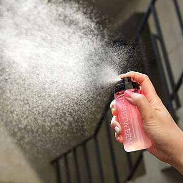 Blithe Korean Makeup Primer Aurora Second Skin Dewy Setting Spray with 5 Ceramide - Long-Lasting & Hydrating Setting Spray for Oily Skin Care, Setting Mist for Glow & Hydration 2.7 Fl. Oz