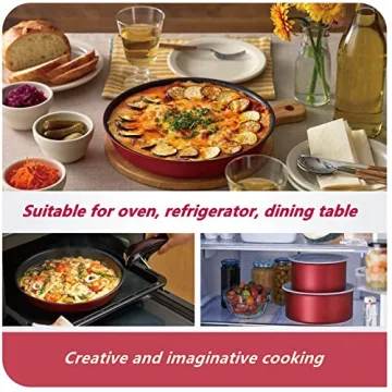 Motase Nonstick Cookware Set with Removable Handle