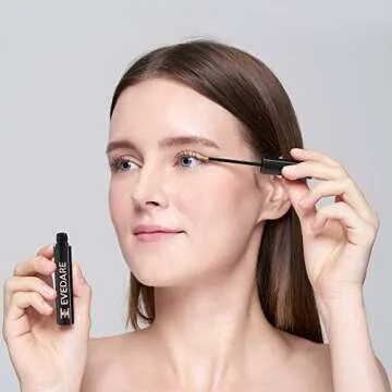 EVEDARE Advanced Eyelash Growth Serum with Enhancing Peptides and Botanical Vitamins for Longer, Thicker, Fuller Lashes, Natural Extracts Improve Strength, Reduce Brittleness (3ML)