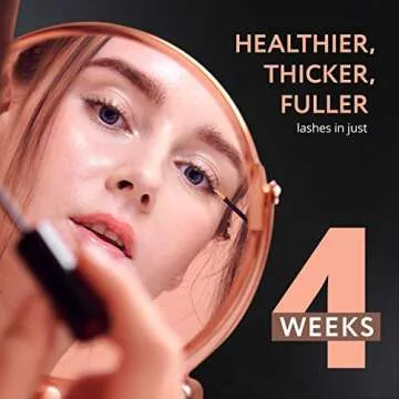 EVEDARE Advanced Eyelash Growth Serum with Enhancing Peptides and Botanical Vitamins for Longer, Thicker, Fuller Lashes, Natural Extracts Improve Strength, Reduce Brittleness (3ML)