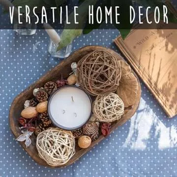 Spanish Oak Decorative Bowl Unique Rustic Centerpiece