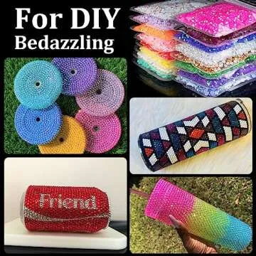 4000pcs 4mm AB Resin Rhinestones for Crafts & Nails