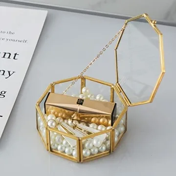 Vintage Jewelry Box - Elegant Glass Organizer