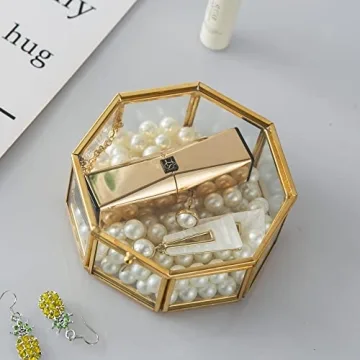Vintage Jewelry Box - Elegant Glass Organizer