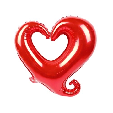Soochat Red Heart Balloons for Valentine's Day Wedding Decoration