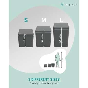 TRELINO Portable Toilet for Camping - Odorless & Compact