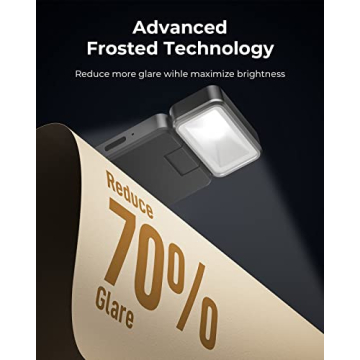 Rechargeable 86lux Reading Light for Night Readers