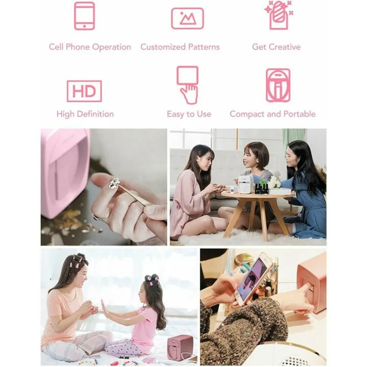Portable Smart Nail Art Printer for DIY Designs