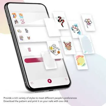 Portable Smart Nail Art Printer for DIY Designs