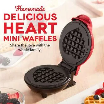 DASH Mini Maker for Waffles, Hash Browns, Keto Chaffles