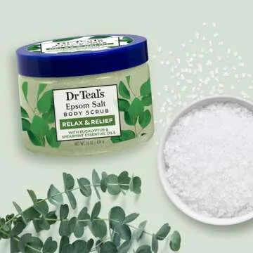 Dr Teal's Epsom Salt Scrub with Eucalyptus & Spearmint