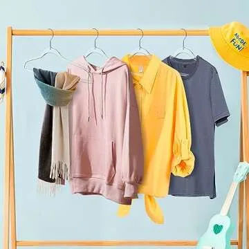 Quality Clear Plastic Hangers for Clothes | 50 Pack