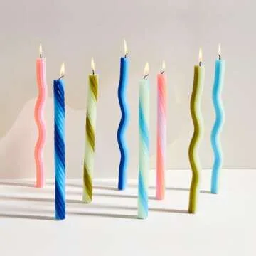 Rope Candles - Unique Spiral Taper Candlesticks | Made in USA