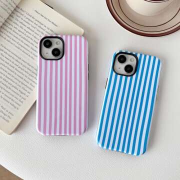Cute Longlayss Phone Case for iPhone 13/14 - Shockproof