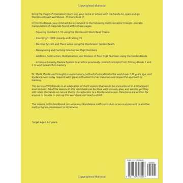 Montessori Math Workbook - Primary Book 2 (Montessori Math Workbooks)