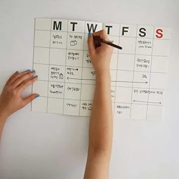 JSTORY Eco-Friendly Large Monthly Planner for All Ages