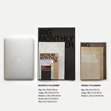 JSTORY Eco-Friendly Large Monthly Planner for All Ages