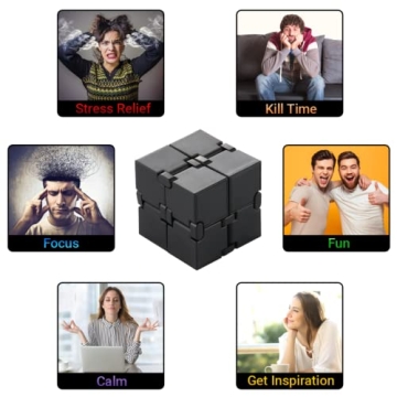 Infinity Cube Sensory Fidget Toy for Stress and Focus