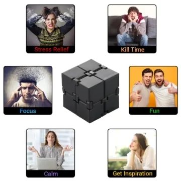 Infinity Cube Sensory Fidget Toy for Stress and Focus