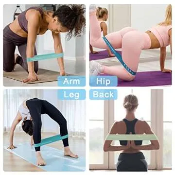 Honmein Resistance Bands - 5 Levels for Versatile Home Fitness