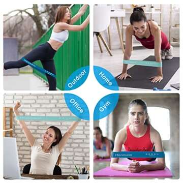 Honmein Resistance Bands - 5 Levels for Versatile Home Fitness