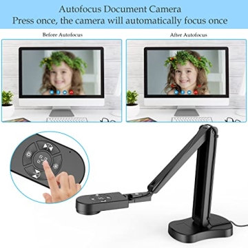 PAKOTOO 8MP USB Document Camera for Teachers Distance Learning