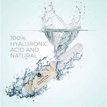 100% Hyaluronic Acid And Natural Moisturizing Serum Ampoule Set,Anti Aging Anti Wrinkle, 7 Day Treatment For All Skin Types