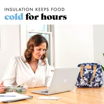 Fit & Fresh Insulated Lunch Bag for Women with Containers