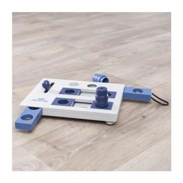TRIXIE Mini Mover Dog Puzzle Toy, Advanced (Level 3) Strategy Game, Dog Activity Treat Toy for Dogs