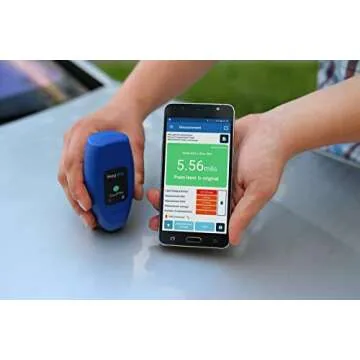 NexDiag NexPTG Professional Best Clear Coat Measure Tool for Automotive Paint Thickness Measurement Gauge | Paint Depth Gauge | Automatic Shutdown | Bluetooth Connectivity