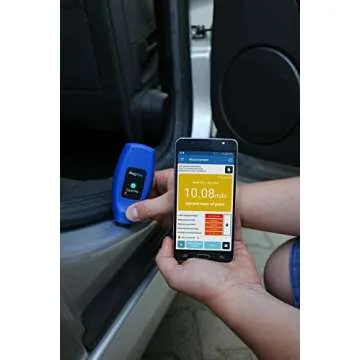 NexDiag NexPTG Professional Best Clear Coat Measure Tool for Automotive Paint Thickness Measurement Gauge | Paint Depth Gauge | Automatic Shutdown | Bluetooth Connectivity