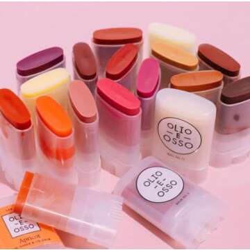 Olio E Osso - Natural Lip + Cheek Balm | Natural, Non-Toxic, Clean Beauty (No. 12 Plum, 0.35 oz | 10...