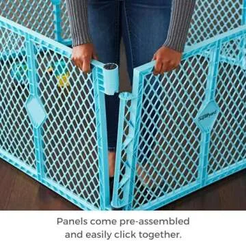 Toddleroo Superyard 6 Panel Play Yard - Safe, Portable & Versatile