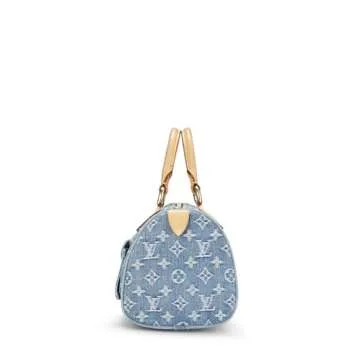 Louis Vuitton, Pre-Loved Blue Monogram Denim Neo Speedy, Blue