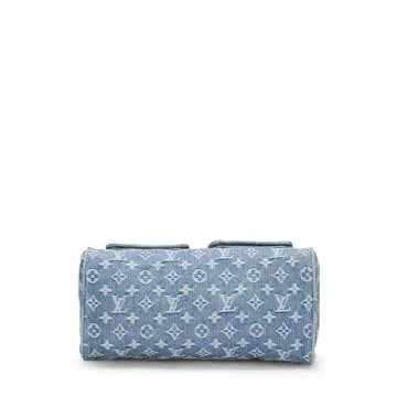 Louis Vuitton, Pre-Loved Blue Monogram Denim Neo Speedy, Blue