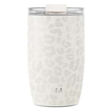 Simple Modern Travel Coffee Mug Tumbler with Flip Lid | Reusable Insulated Stainless Steel Cold Brew...