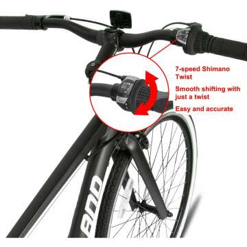 Hiland Hybrid Bike - Urban Commuter for Adults