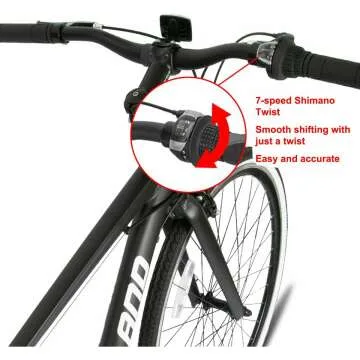 Hiland Hybrid Bike - Urban Commuter for Adults